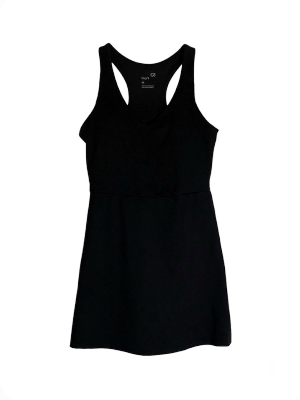 GAPFIT Active Tank Mini Dress with Inner Shorts, Women’s XS, Black